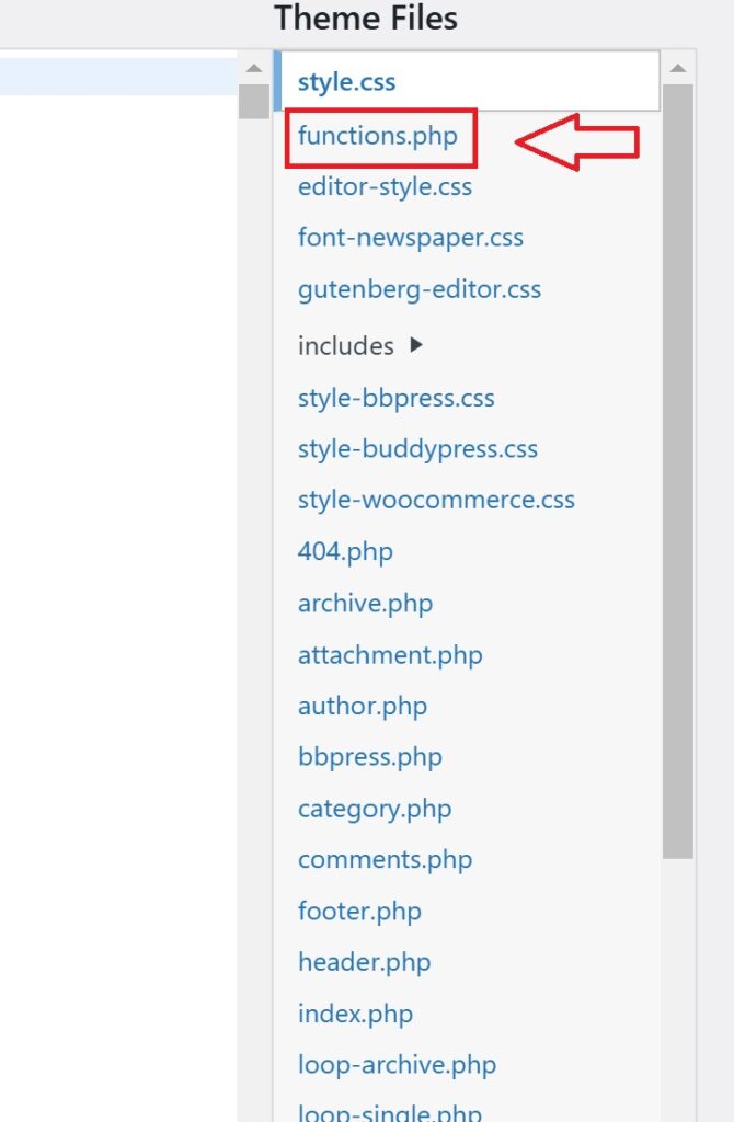 function php file