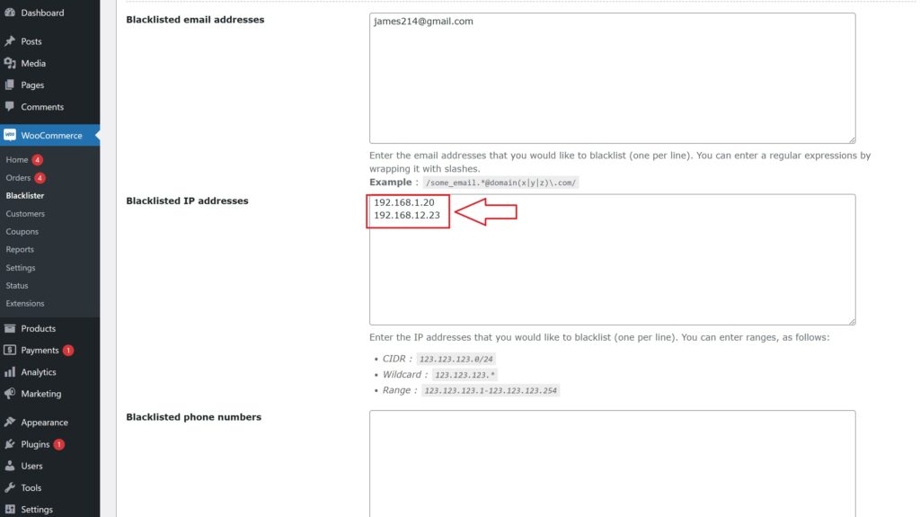 Protecting Your WooCommerce Store: Why Blocking IP Addresses and Emails Is Crucial 7 IP Addresses and Emails