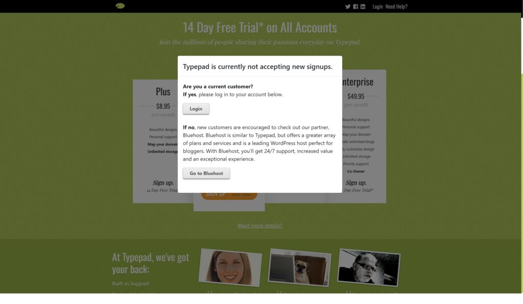 TypePad Shutting Down 2